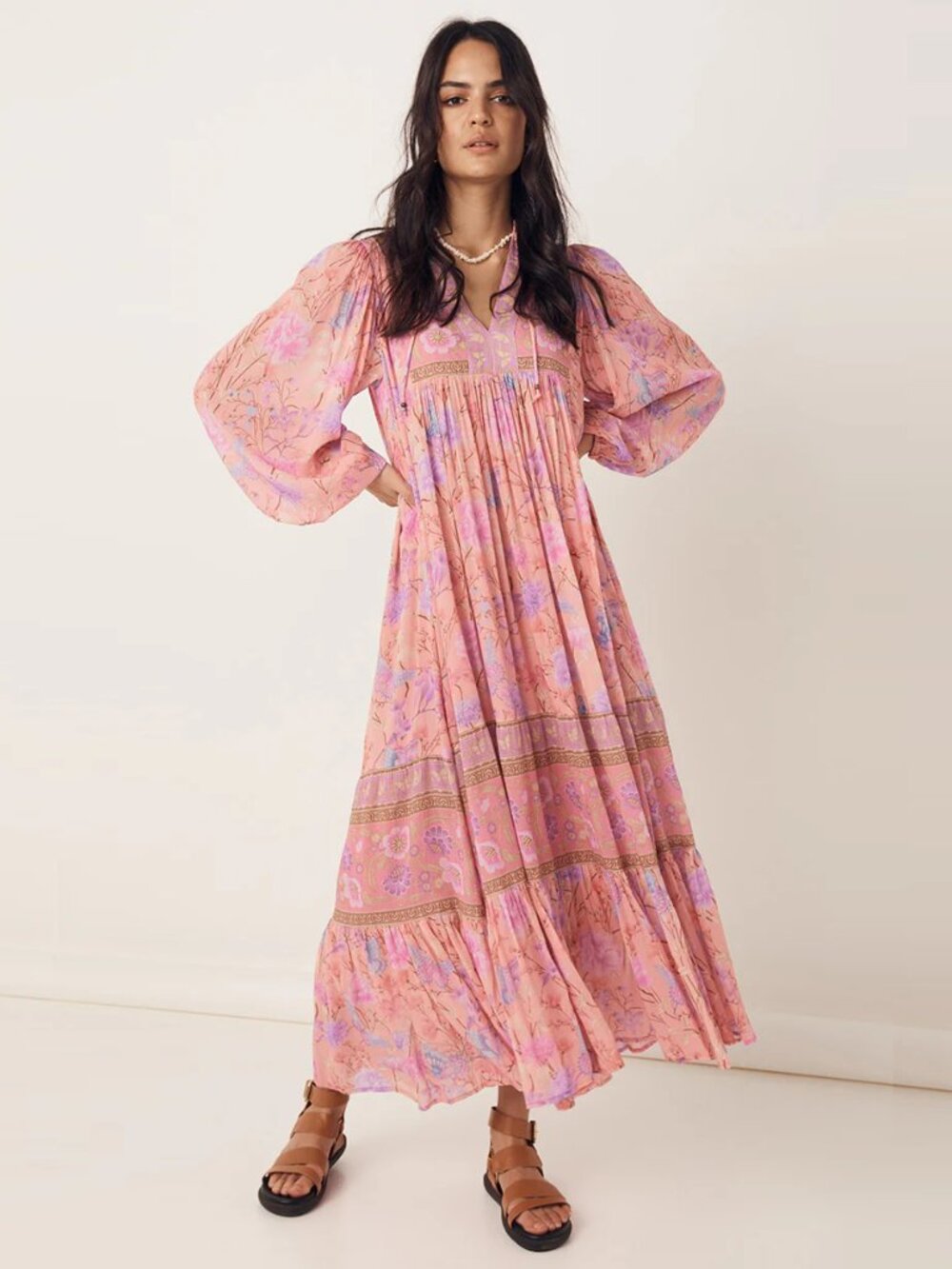 Spell Butterfly Boho Maxi Musk Dress XXS